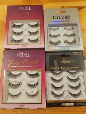 Eyelure & Ardell Faux Mink Multi-Pack Lashes - Black 13 Pairs